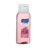 Suave Naturals indulgent body wash, enriched with sweet pea + violet extracts, sweet pea and violet scent Left Picture